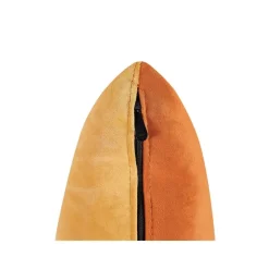 Loveseats-Beliani GONESSE - Chaise longue - Oranje - Fluweel