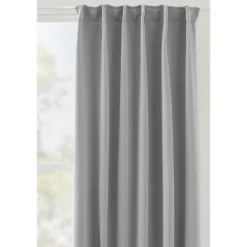 Leen Bakker Gordijn Evi - lichtgrijs - 140x280 cm (1 stuk)