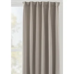 Leen Bakker Gordijn Evi - taupe - 140x280 cm (1 stuk)