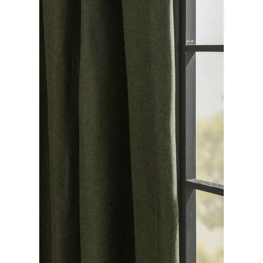 Kant &Amp; Klaar Gordijnen-Leen Bakker Gordijn Luca - groen - 140x280 cm (1 stuk)