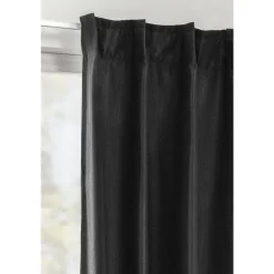 Leen Bakker Gordijn Luca XL - zwart - 280x280 cm (1 stuk)