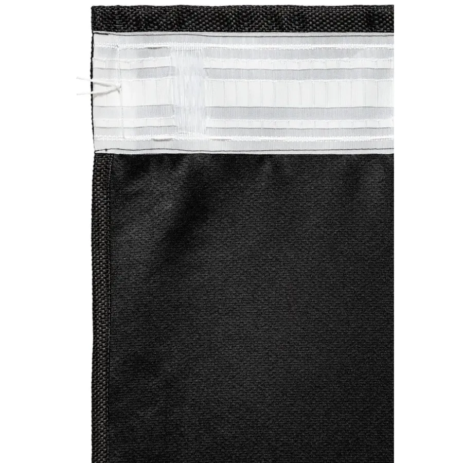 Leen Bakker Gordijn Luca XL - zwart - 280x280 cm (1 stuk)