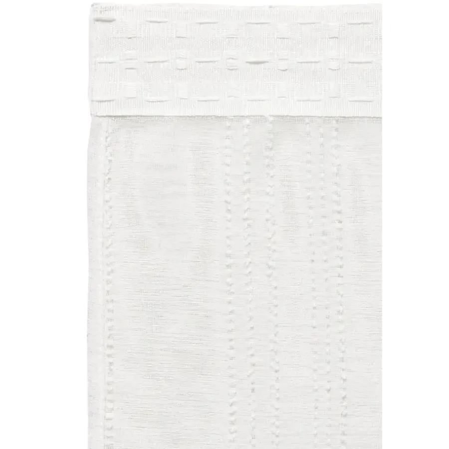 Gordijnen|Kant &Amp; Klaar Gordijnen-Leen Bakker Gordijn Nora - wit - 140x280 cm (1 stuk)