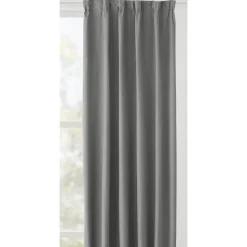 Gordijnen|Kant &Amp; Klaar Gordijnen-Leen Bakker Gordijn Sam - grijs - 100% verduisterend - 140x280 cm (1 stuk)