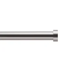ACAZA Gordijnroede - Uitschuifbaar - Stang van 125-240 cm - Zilver