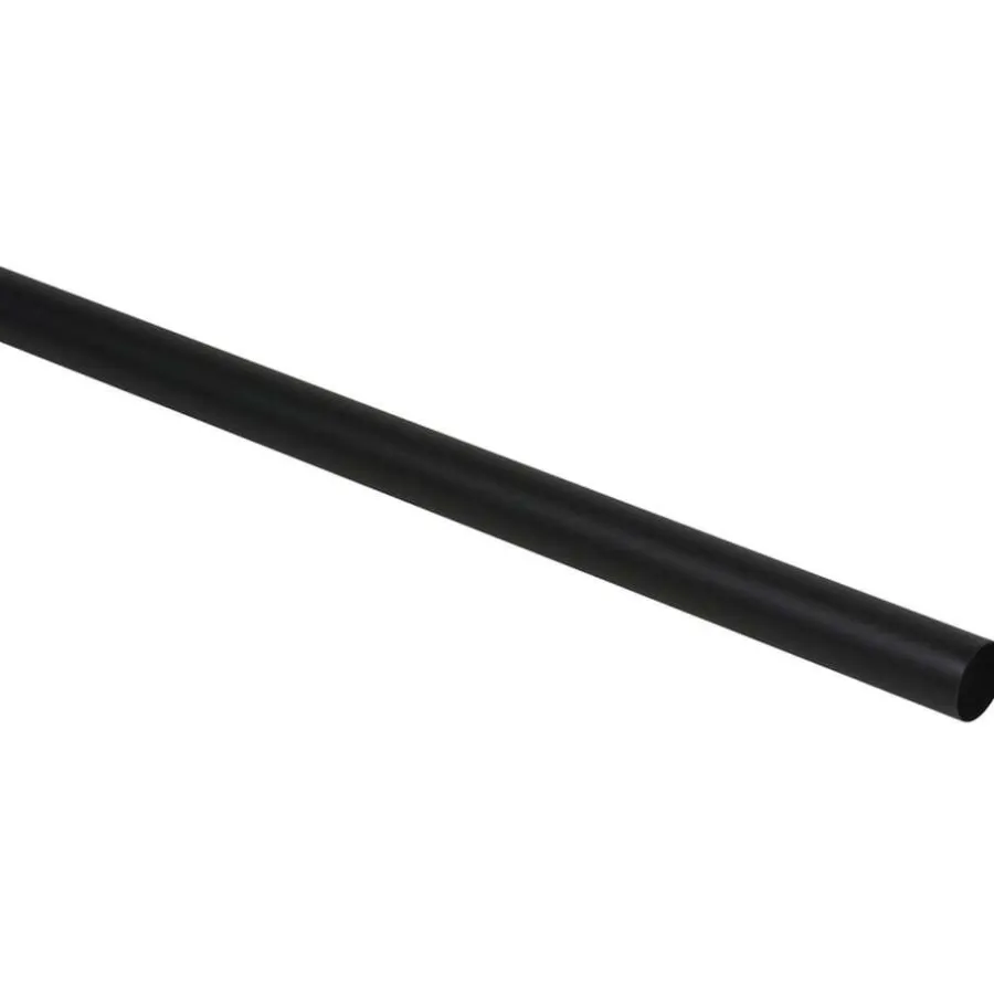 Leen Bakker Gordijnroede 240cm zwart metaal - Ø20mm (1209059)