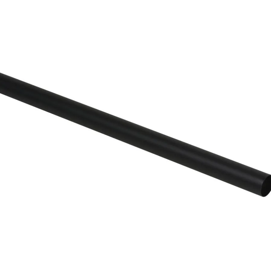 Gordijnroedes-Leen Bakker Gordijnroede 200cm zwart metaal - Ø20mm (1209058)