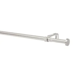 Leen Bakker Gordijnroedeset 160-300cm grijs rvs - Ø16-19mm (1208979)