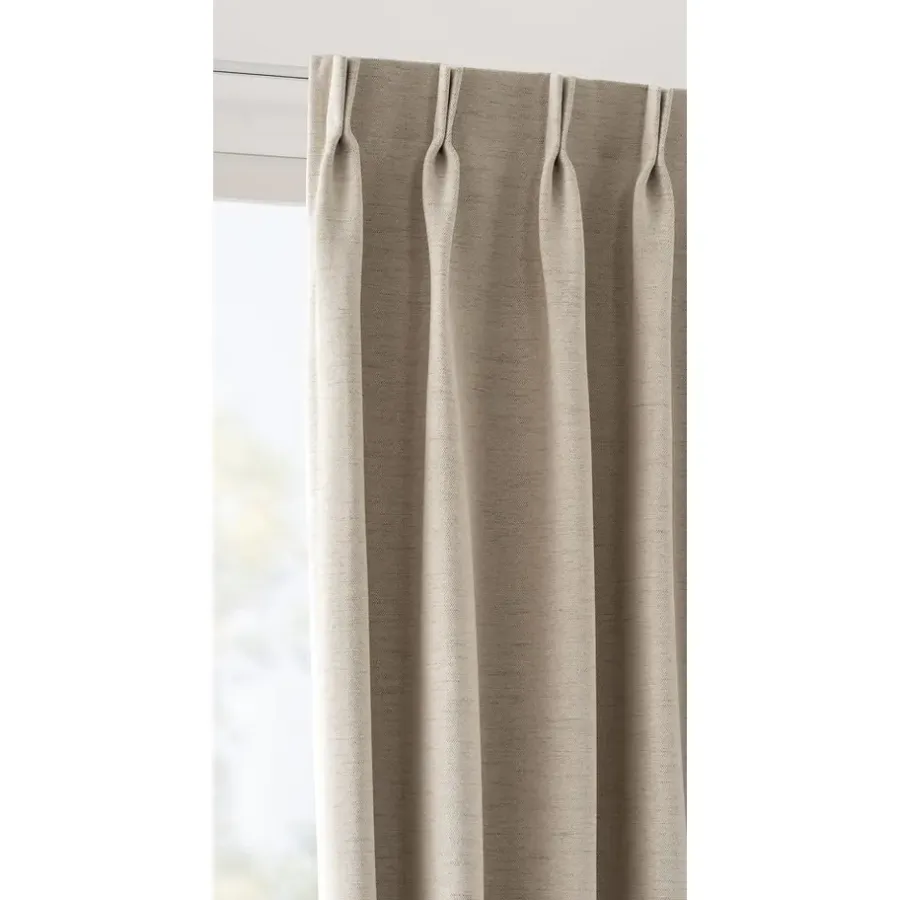 Leen Bakker Gordijnstof Davey - beige