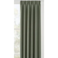 Leen Bakker Gordijnstof Milano - grijs/groen