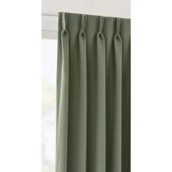 Leen Bakker Gordijnstof Milano - grijs/groen