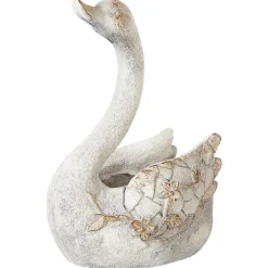 Tuindecoratie-Leen Bakker GRUFFY - Decofiguur - Wit - MgO