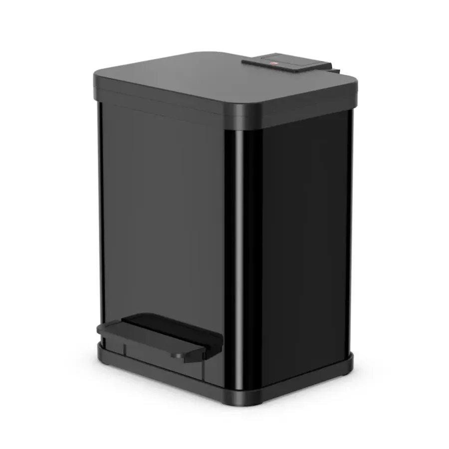Prullenbakken-Hailo Öko Duo Plus M Prullenbak - 2x9L - zwart