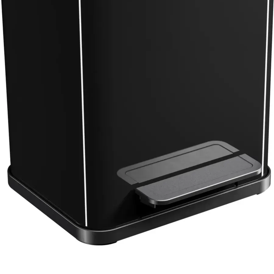 Prullenbakken-Hailo Öko Duo Plus M Prullenbak - 2x9L - zwart