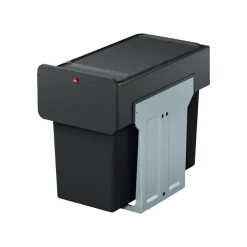 Prullenbakken-Hailo Tandem Inbouwprullenbak - 2x14L - zwart
