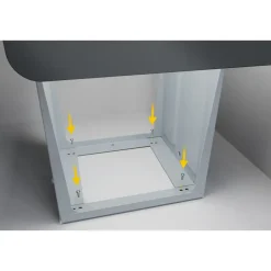 Prullenbakken-Hailo Tandem Inbouwprullenbak - 2x14L - zwart