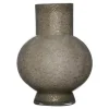 Hakbijl Glass Bloemenvaas Deborah - Goud - glas - D17 x H22 cm