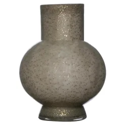 Hakbijl Glass Bloemenvaas Deborah - Goud - glas - D17 x H22 cm