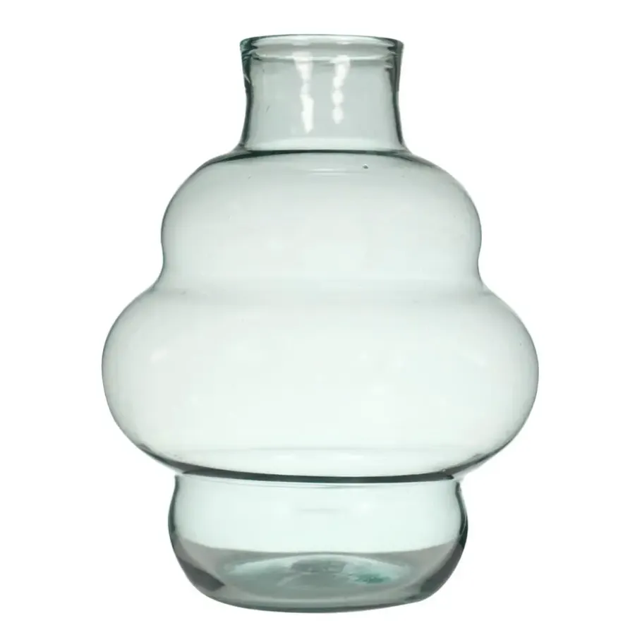 Vazen-Hakbijl Glass Bloemenvaas Denise - transparant - glas - D25