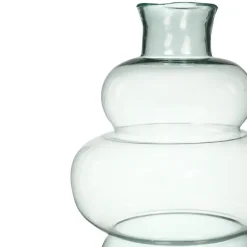 Hakbijl Glass Bloemenvaas Denise- transparant - glas - D29