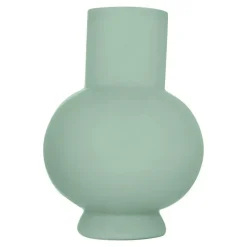Vazen-Hakbijl Glass Bloemenvaas Deborah - Groen - glas - D31 x H39 cm