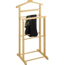 Haku Kledingrek met broekenhanger - Bamboe-design