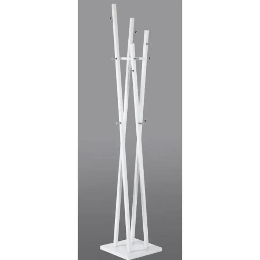 Kapstokken-Haku Staande kapstok - 35 x 35 x 192 cm - Wit