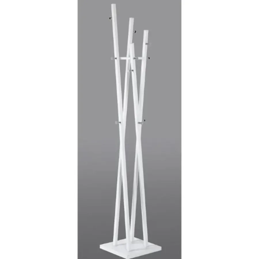 Kapstokken-Haku Staande kapstok - 35 x 35 x 192 cm - Wit