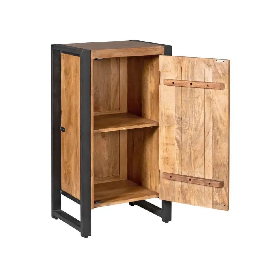StarFurn Halkast Naturel Hout - 55x40x100cm - Boaz