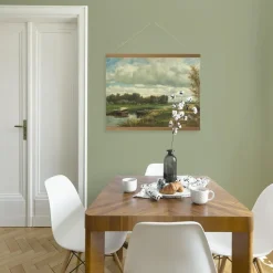 Art for the Home Hangende Poster Linnen Hollands Landschap 60x80cm