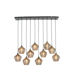 Light & Living Hanglamp Alvaro - Antiek Brons - 120x25x29,5cm - 10L