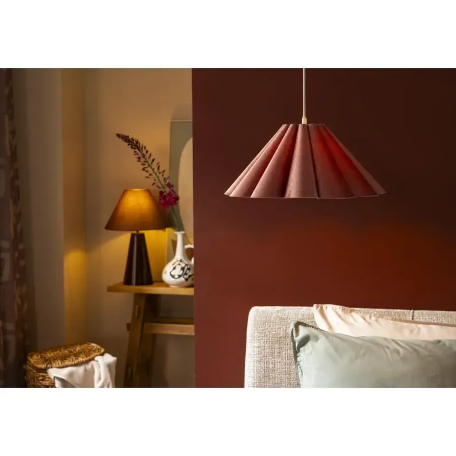 Leen Bakker Hanglamp Ays roze E27 - 120xØ45 cm