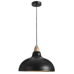 Hanglampen-Leen Bakker Hanglamp Canyon - antraciet - Ø35,5 x 80 cm