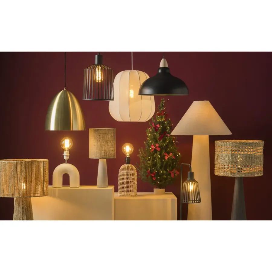 Hanglampen-Leen Bakker Hanglamp Canyon - antraciet - Ø35,5 x 80 cm