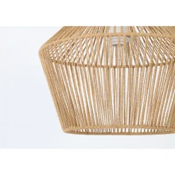 Hanglampen-Light & Living Hanglamp Caspian - Bruin/Wit- Ø40cm