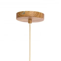 Hanglampen-Light & Living Hanglamp Dania - Naturel/Crème - Ø16cm
