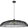 Leen Bakker Hanglamp Estee - zwart - 120xØ80 cm