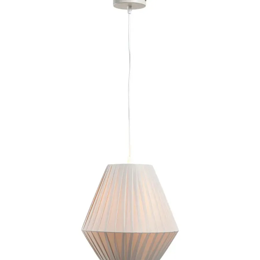 Leen Bakker Hanglamp Feline grijs E27 80x30x30 cm