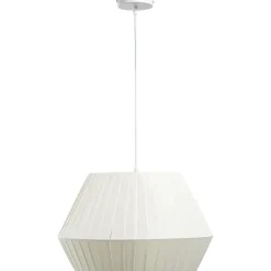 Leen Bakker Hanglamp Feline wit E27 - 80x45x45 cm
