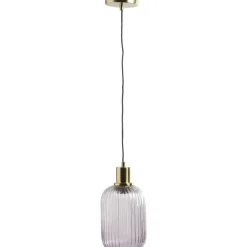 Leen Bakker Hanglamp Femme - roze - 120x25xØ14 cm