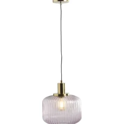 Hanglampen-Leen Bakker Hanglamp Femme - roze - 120x25x25 cm