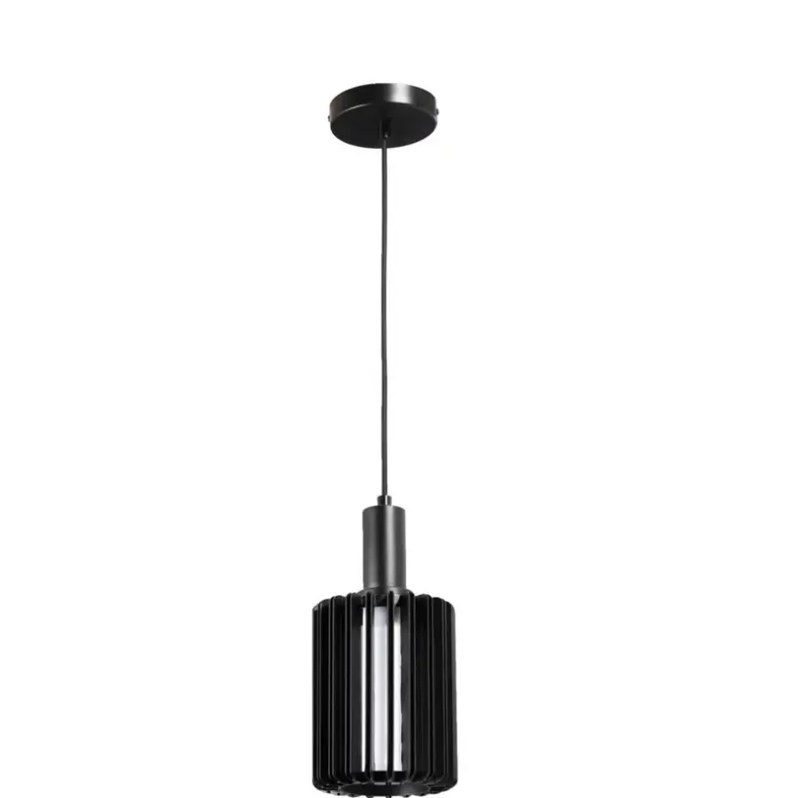 Leen Bakker Hanglamp Janet - zwart - Ø15 x 150 cm