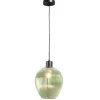 Leen Bakker Hanglamp Jolien - groen - Ø22x120 cm
