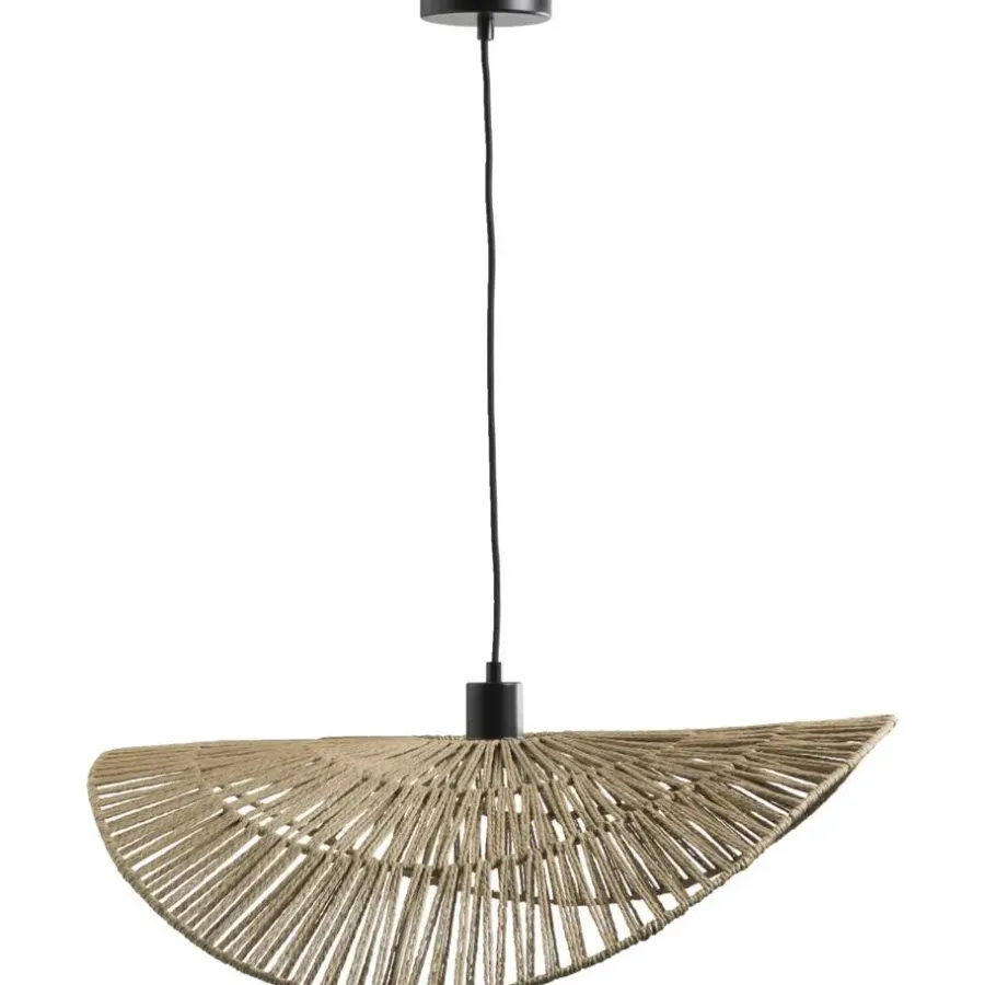 Hanglampen-Leen Bakker Hanglamp Noam - bruin - 120x60x63 cm