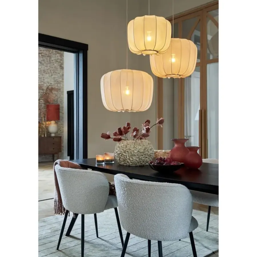 Hanglampen-Light & Living Hanglamp Plumeria - Zand - Ø60cm