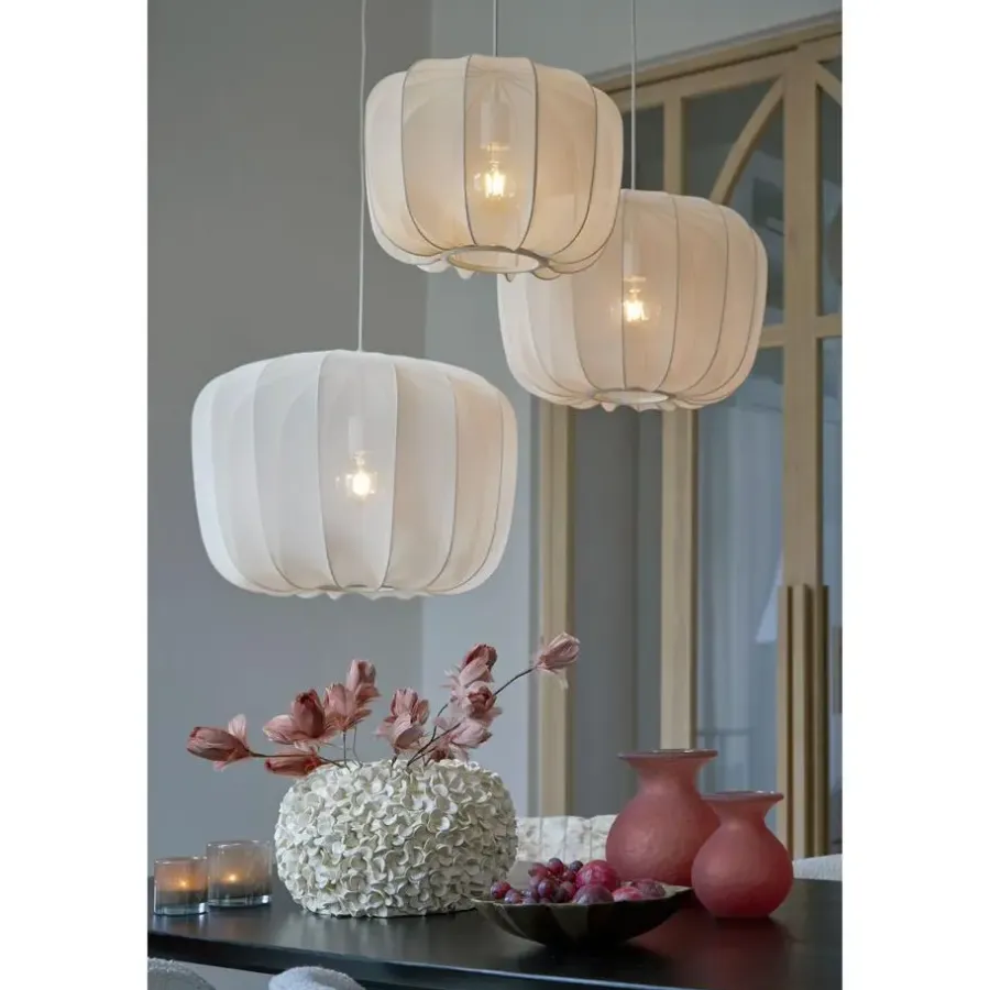 Light & Living Hanglamp Plumeria - Zand - Ø40cm