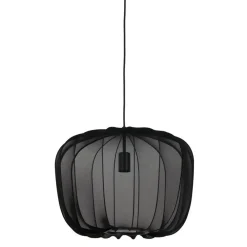 Hanglampen-Light & Living Hanglamp Plumeria - Zwart - Ø50cm