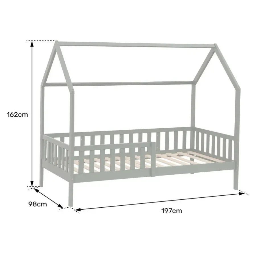 Happy Garden Bed MARCEAU - Bruin - Hout