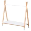 Kledingrekken|Kledingrekken-Happy Garden Garderobe LOU - Wit - Hout