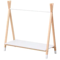 Kledingrekken|Kledingrekken-Happy Garden Garderobe LOU - Wit - Hout